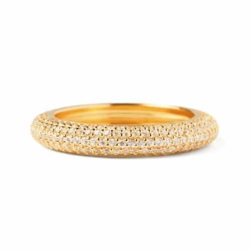 Женское кольцо из серебра 925 пробы с Swarovski Zirconia