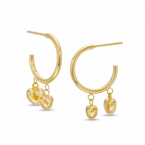 Серьги из желтого золота 585 пробы