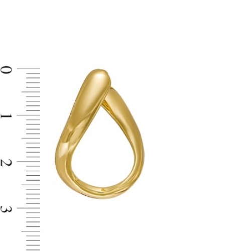 Серьги из желтого золота 585 пробы