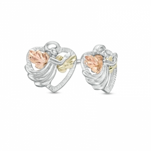Серьги-гвоздики из серебра 925 пробы