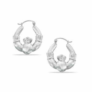 Серьги из белого золота 585 пробы