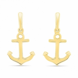 Серьги из желтого золота 585 пробы