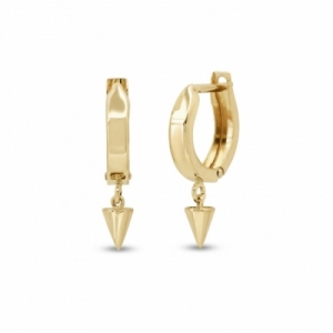 Серьги из желтого золота 585 пробы