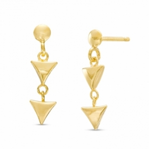 Серьги из желтого золота 585 пробы