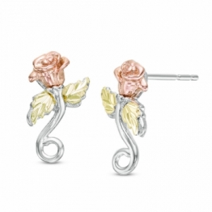 Серьги-гвоздики из серебра 925 пробы