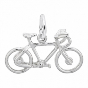 Подвеска-шарм "Велосипед" из серебра