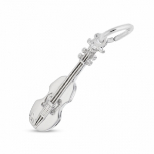 Подвеска-шарм "Скрипка" из серебра